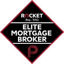 Rocket Pro TPO Elite Mortgage Broker badge